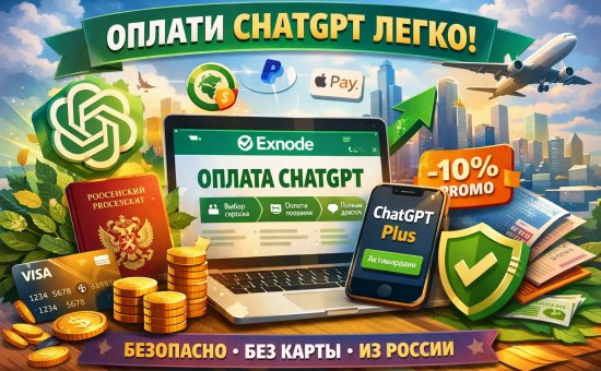 Как оплатить ChatGPT без ограничений: простой и безопасный способ через Exnode
